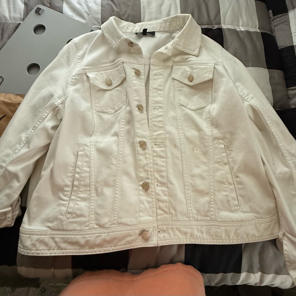 Talbots Classic Denim Jacket-XL - Picture 2 of 5
